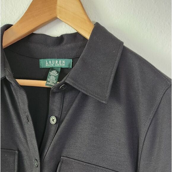 Lauren Ralph LAUREN Ponte Knit Collard Dress - Picture 5 of 10